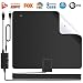 [2019 Version] Lesoom 85+ Miles HD TV Antenna V0 Fireproof PC Material Indoor Digital HDTV Antennas with Smart Amplifier,Support 1080P 4K VHF UHF for Local Channels Broadcast Fire TV Stick All Old TV primary