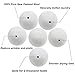 Wool Dryer Balls by Homstek, 6 Pack, XL Size Premium Reusable Natural Fabric Softener, Reduce Clothing Wrinkles and Static, Shorten Drying Time