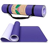 Yoga Mat Exercise Fitness Mat - High Density