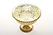 Koyal Wholesale 5-Inch Antique Gold Glass Compote Bowl Pedestal Flower Bowl Centerpiece