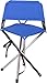 Camp Time Roll-a-Chair, Extra Portable Folding Design, Quality USA Made, Blue seat, Aluminum alloy legs.