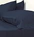 Classic Bamboo Sheets by Cariloha - 4 Piece Bed Sheet Set - Softest Bed Sheets and Pillow Cases (Queen, Bahama Blue)