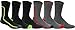 Grey Wolf Men’s Heavyweight Thermal Comfort Hiker Crew Length Sock size 10-13 Assortment #1 six pack