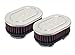 K&N Universal Clamp-On Air Filter: High Performance, Premium, Washable, Replacement Engine Filter: Flange Diameter: 2.125 In, Filter Height: 2 In, Flange Length: 0.75 In, Shape: Oval, RC-2362