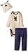 Gerber Baby Boys' 3 Piece Bodysuit, Cap and Pant Set