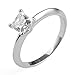 Aiyaya 1Carat Cut CZ Solitaire Bridal Ring Sz9
