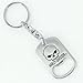 Harley-Davidson Willie G Skull Bottle Opener Key Chain, Silver HDKBO181