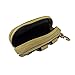 LIVIQILY Tactical MOLLE Glasses Shockproof Protective Box Portable Outdoor Sunglasses Pouch Eyewear Carry Case (Tan)