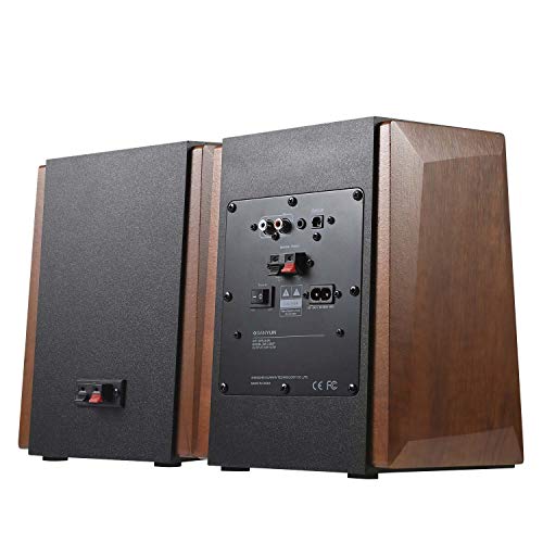 Sanyun SW228BT Powered Bluetooth Bookshelf Speakers 4 Inch Active