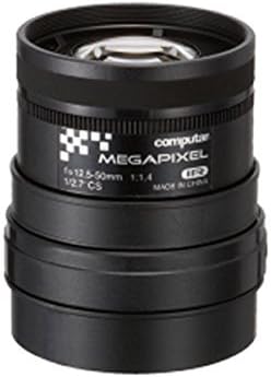 Computar Vari Focal Manual Iris 12.5-50mm f1.4 Lens for GoPro Hero3, Hero4, Ribcage Backbone Mod & CCTV Cameras