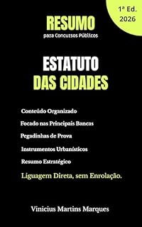 Resumo do Estatuto das Cidades: para Concursos Públicos (Resumos para Concursos Públicos)