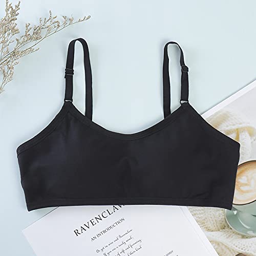 Big Girls Bra Comfort Flex Fit Seamless for Girl Teens with Adjustable Straps, Pull-on Design