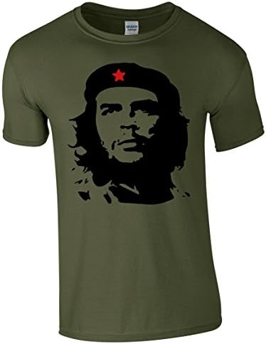 Che Guevara Face Silhouette Iconic Retro Political Revolution Cuba Mens T Shirt