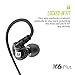 MEE audio X6 Stereo Bluetooth Wireless Sports in-Ear Headphones with Headset, Black