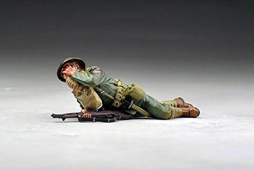 Thomas Gunn U.S. Infantry Soldier w/ Gas Mask Hit in Face 1/30 Figure
