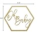 Koyal Wholesale Glitter Acrylic Sign, Wedding Display, Party Banner (Oh Baby)
