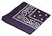 Soophen Paisley One Dozen Cowboy Bandanas (Dark Purple 22 X 22 in, 12-Pack)