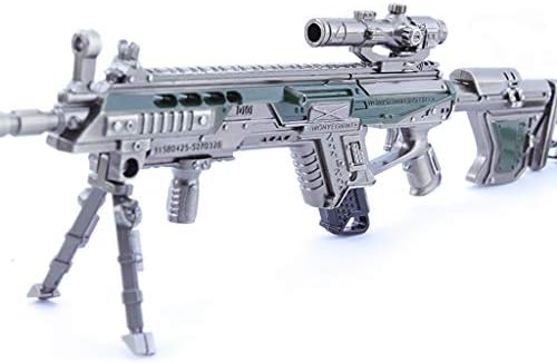Rulien Eyes 1/6 Legends Games Prop 1/6 Metal Longbow Precision Sniper Rifle Weapon Gun Model Action Figure Key Chain Toys Gift