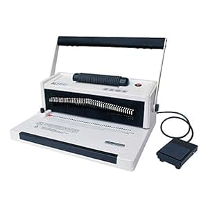coil binding trubind machine tb electric inserter pedal foot holes oval office professionally bind adjustable documents hole books punching sizes