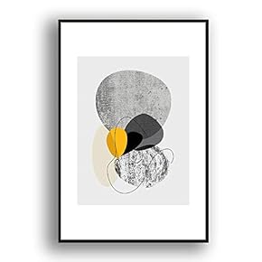 Framed Abstract for Living Room Bedroom Color Block for