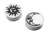 bOdfx Exclusive Astrological Sun Moon Plugs (tunnels).