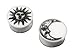 bOdfx Exclusive Astrological Sun Moon Plugs (tunnels).
