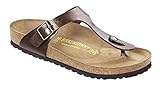 Birkenstock Women's 845221 Style Gizeh Sandal, Toffee Birko-flor, 38