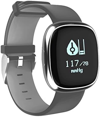NSHK Smart Bluetooth Sphygmomanometer Bracelet Waterproof Fitness Tracker Blood Pressure Heart Rate Monitor Sports Business Watch Multifuctional Wristband