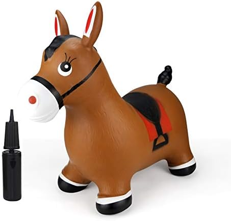 Inpany Bouncy Horse Hopper- Brown 