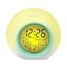 I2USHOP Alarm Clock for Kids Bedroom, Wake Up Light Digital Clock with Indoor Temperature & Calendar & 6 Natural Sound & 7 Colors Changing Light (Green)