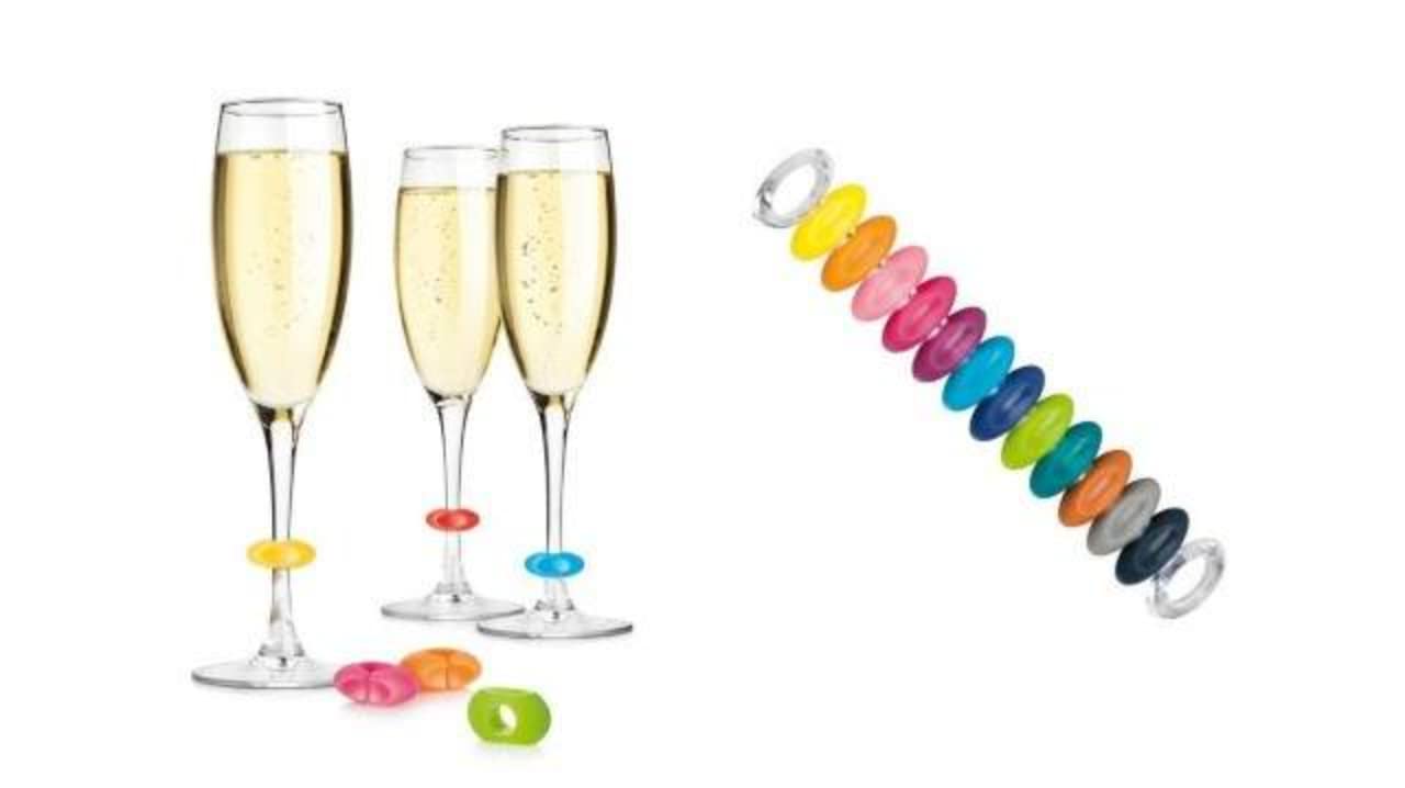 Tescoma Party ring UNO VINO, 12 colours