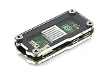 Zebra Zero Heatsink Case in Black Ice for Raspberry Pi Zero 1.3 and Wireless by C4Labs