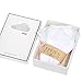 EPEIUS Baby-Girls Eyelet Frilly Lace Socks Infant Girls Princess Seamless Party Socks with Box 3-12 Months White/Beige/Pink (Pack of 3)