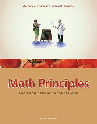 Math Principles for Food Service Occupations (Best Food Service Jobs)