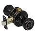 5 Pack of Pro-Grade Classic Privacy Bed Bathroom Door Knobs Handles, Oil Rubbed Bronze
