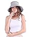 HDE Womens Roll Up Sun Hats Straw Visor Beach Bonnet Cap