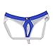 Zacoo Men Stretch Jockstrap Size L Color Blue White