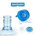 Magicfour 5PCS 55mm 3 & 5 Gallon Non-Spill Caps,Replacement Water Bottle Snap On Cap Anti Splash Peel 5 Piece