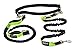 Riddick’s Hands Free One & Two Dog Leashes, for Running, Walking, Hiking, Training, No Pull Shock Absorbing Bungee Leash, 4Ft Premium Quality Double Handle, (No Accessories)