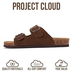 Project Cloud Genuine Leather Mens Sandals with