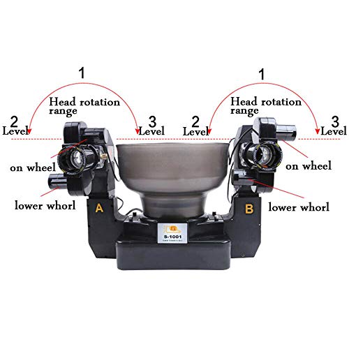 YUNRUS 100-240V Dual Head Automatic Table Tennis Ball Machine Robot Ping Pong Ball Machine for Exercise Professional Training 36W S1001