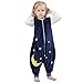 MICHLEY Baby Girl Boy Sleepsack Flannel Wearable Blanket,Lightweight Sleeveless Sleeping Bag With Feet 1-5T
