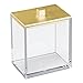 InterDesign Clarity Bathroom Vanity Canister Jar