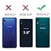 VICEANICS for Galaxy A10S case, Galaxy a10s Case with Tempered Glass Screen Protector, Soft TPU Armor Case Cover Reforced Cornors & Magnetic Finger Ring Holder Kickstand, Black