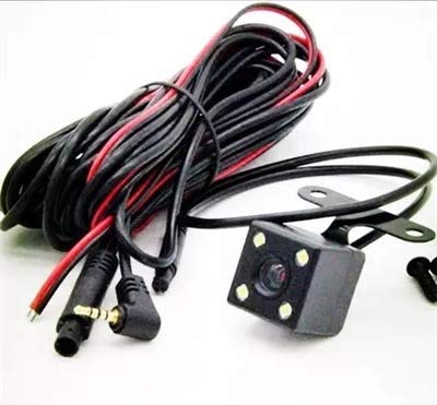 Rear Camera Cable of Mirror Dash Cam, Night Vision Infrared high-Definition Rear Camera 720P1080P AHD Rear View Camera,140° Wide Angle Backup Camera, Or 48ft Extension Cord for Rear cam, or Bracket