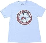 The Simpsons Moe's Tavern Light Blue T-Shirt Tee