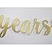 20 Years Blessed Banner, Funny Gold Glitter Sign for 20th Birthday/Wedding Anniversary Party Supplies Photo Props
