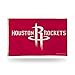 Rico Industries NBA 3-Foot by 5-Foot Single Sided Banner Flag with Grommets, Houston Rockets