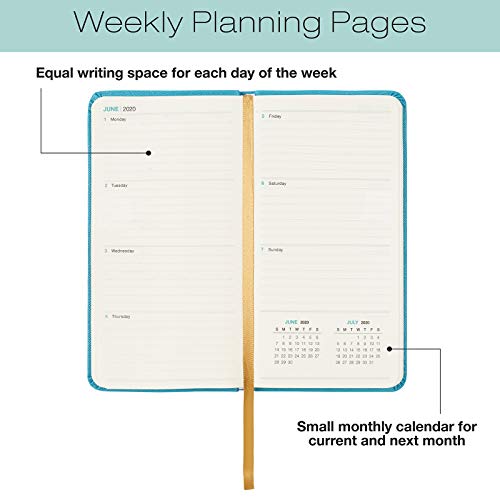 2020 Pocket Planner/Pocket Calendar: 14 Months (Begins November 2019) / 2020 Calendar/ 2020 Weekly Calendar/Weekly Planner Organizer (Teal)