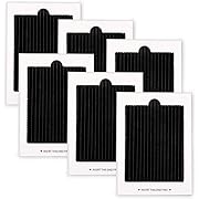 Refrigerator Air Filter Replacement 6 Pack - Carbon Activated Filter Compatible with Frigidaire &amp; Electrolux Pure Air Ultra Reduce Odors for EAFCBF, PAULTRA, RAF1150 242061001,242047801, 242047804